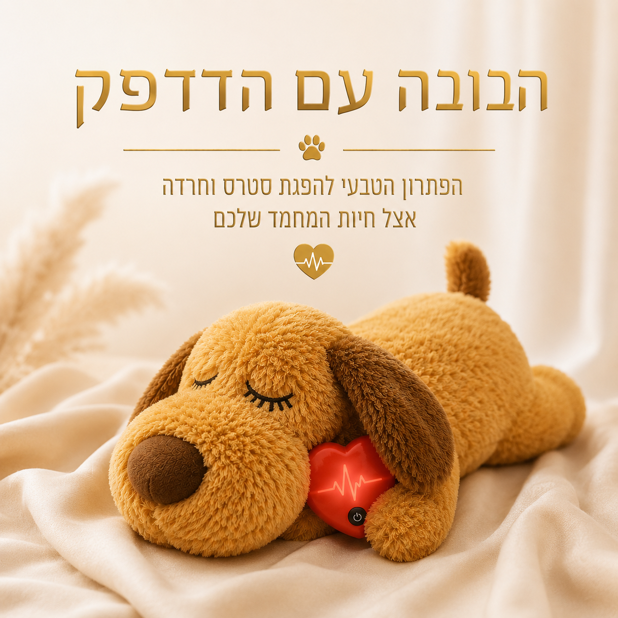 דובי פעימות הלב המרגיע של BeThePet